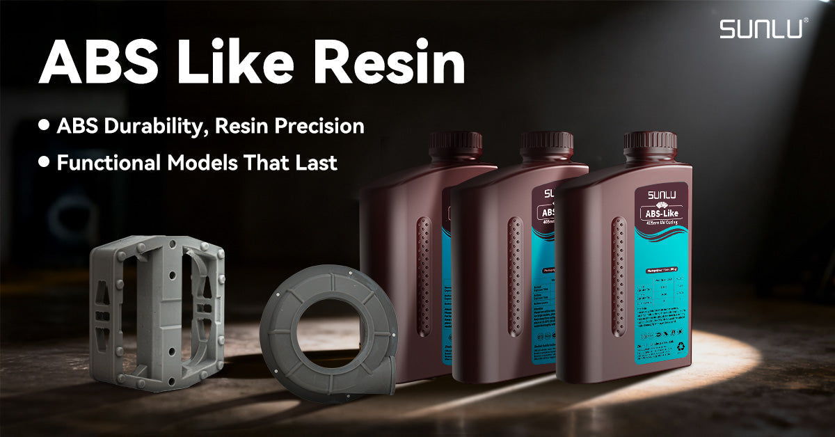 Resina SUNLU Simile all'ABS: Guida per Principianti al Materiale Fotopolimerico per la Stampa 3D