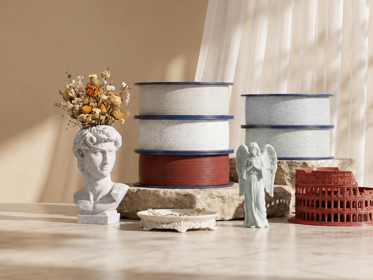 Stampare decorazioni per la casa più eleganti con il PLA Marble