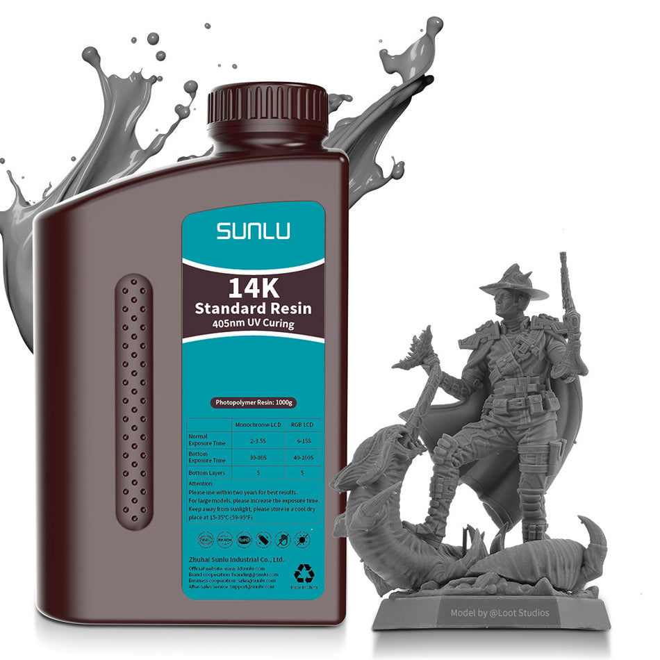 [MOQ: 6KG] 1000 g di resina standard 14K e resina Redwax 1 kg