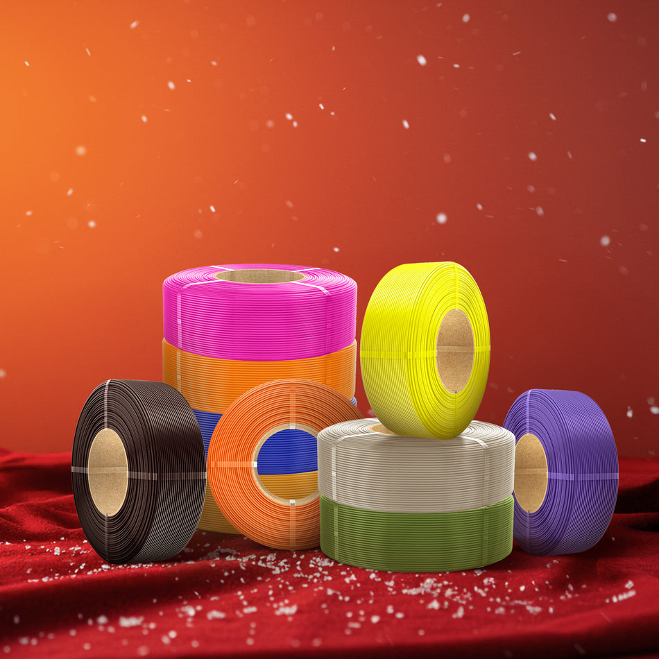 [MOQ: 3KG] SUNLU Filamento di Ricarica PLA+ e PLA+ 2.0 e PETG - Compatibile con Bobina Riutilizzabile SUNLU 3a Generazione 2025 e Bobina Bambu - 1KG Filamento 1.75mm