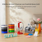 250g di Filamento, PLA, PLA+, PLA+2.0, PLA Meta Filament 250g*8 Rotoli, 0.25kg per Bobina, Confezione da 8, Totale 2kg, Mini Bobina per Stampanti 3D.