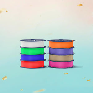 250g di Filamento, PLA, PLA+, PLA+2.0, PLA Meta Filament 250g*8 Rotoli, 0.25kg per Bobina, Confezione da 8, Totale 2kg, Mini Bobina per Stampanti 3D.