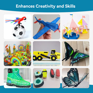 SUNLU 3D Pen Penna per la stampa 3D SL-200, regalo di Natale perfetto per i bambini creativi, adatto ai bambini dai 5 anni in su