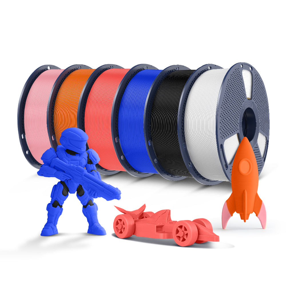 [MOQ: 6KG] Filamento standard per stampa 3D, PLA,PLA+,PLA+2.0,PLA Meta,HSPLA,PLA Matte e Rainbow