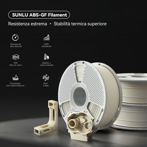 Filamento per Stampante 3D ABS-GF(ABS rinforzato con fibra di vetro) 1KG
