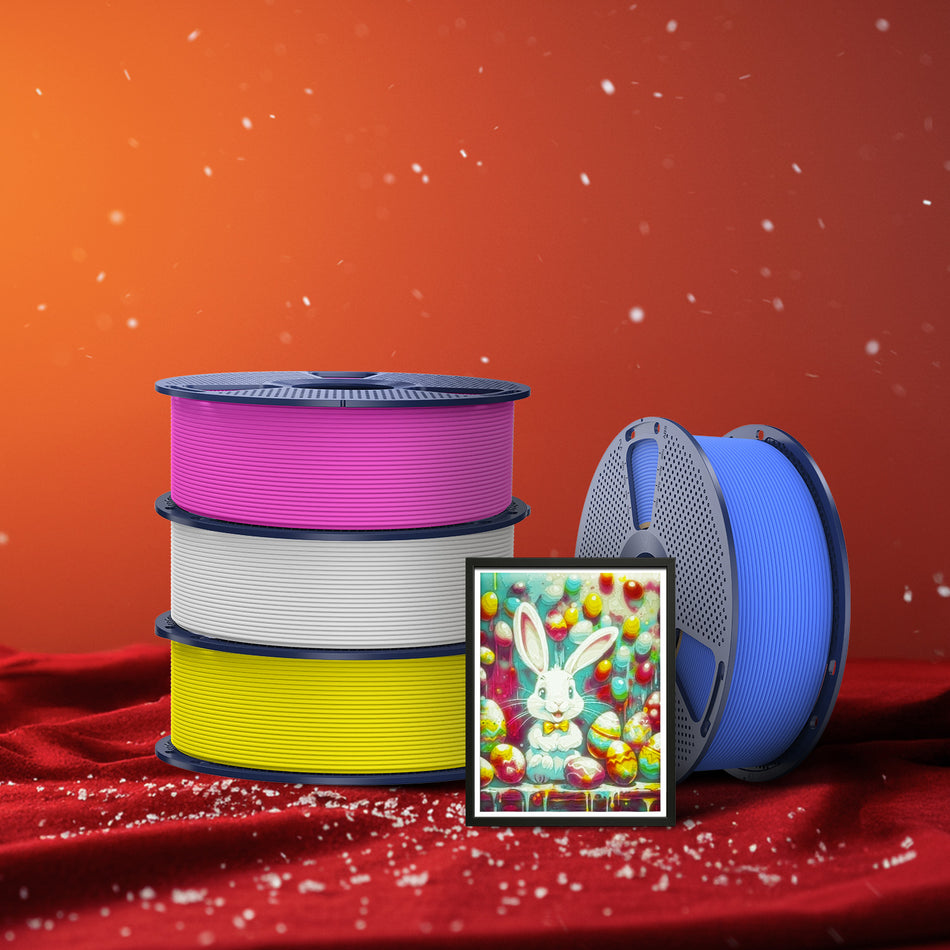 High Speed Matte PLA CMYK, Filamento per stampante 3D PLA opaco ad alta velocità 1 kg