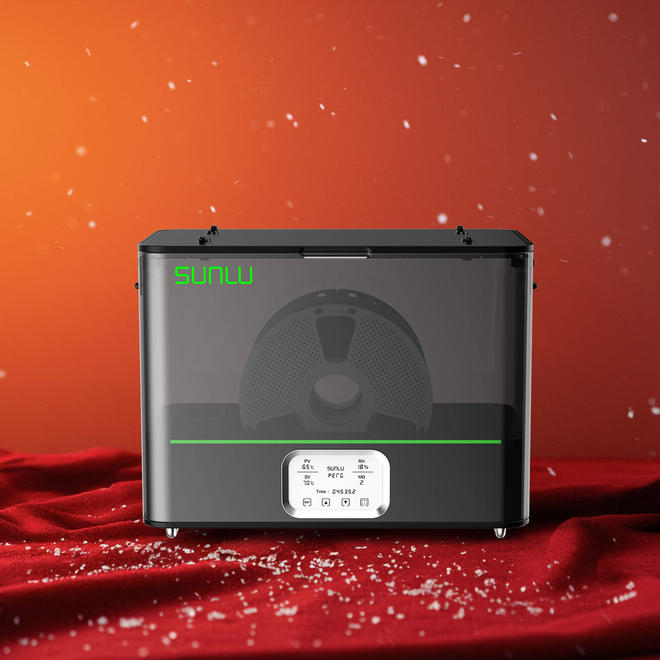SUNLU FilaDryer E2, fino a 110℃, Asciugatura e ricottura Professionali, nato per i filamenti di stampa 3D tecnici