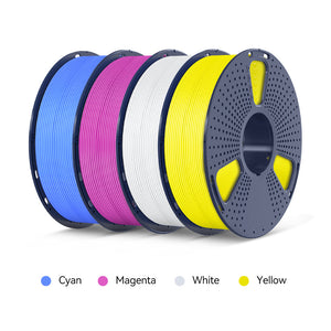 High Speed Matte PLA CMYK, Filamento per stampante 3D PLA opaco ad alta velocità 1 kg