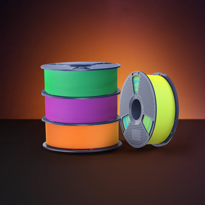 [MOQ: 3KG] SUNLU PLA Matte Dual-Color Filamento PLA opaco bicolore 1KG- Transizioni Bicolori Senza Soluzione di Continuità e Finitura Matte Morbida