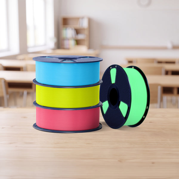 [Promo Rientro a Scuola] PETG Glow in the Dark,Filamento PETG Fluorescente (Luminoso al Buio) per Stampante 3D - 1KG