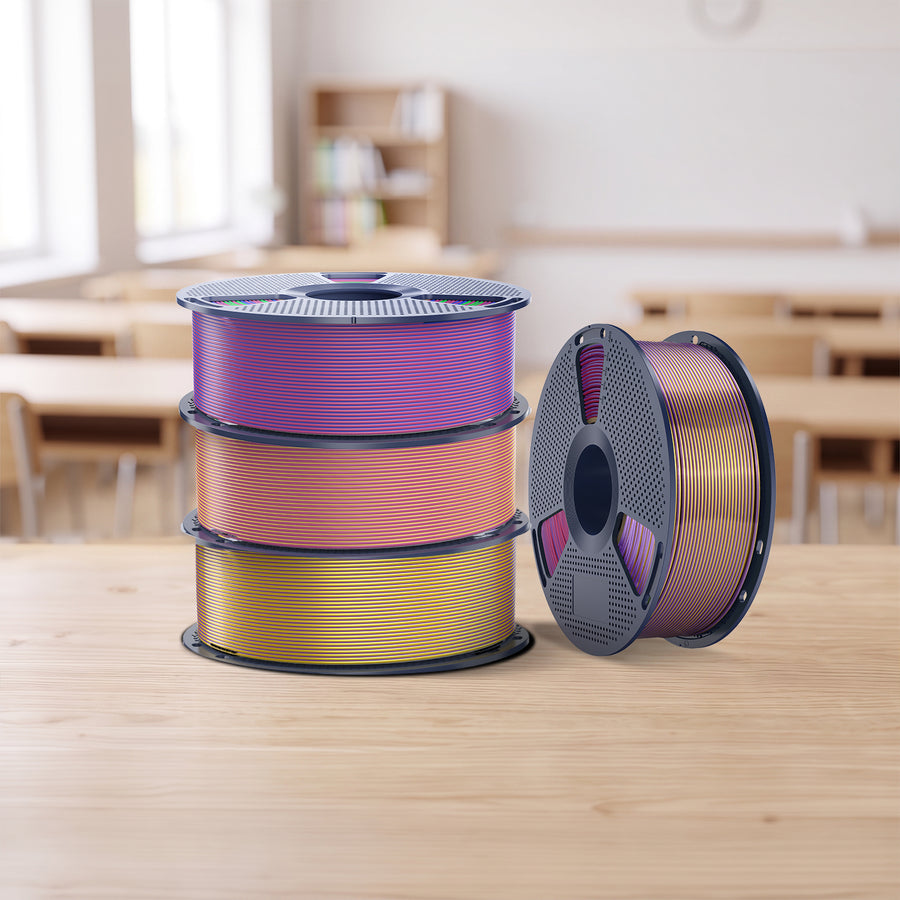 [Promo Rientro a Scuola] Serie di filamenti Esthenic 1KG, Multi-Color Silk, PLA Galaxy, High Speed Marble,Wood Legno,PLA Matte Dual-Color, PLA Rainbow, PLA Transparent Rainbow e SILK Rainbow, filamento 1KG