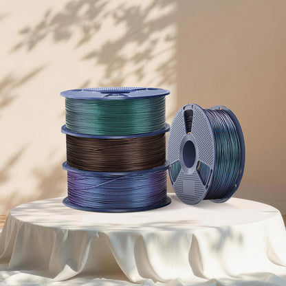 [MOQ: 3KG] SUNLU Filamento PLA Galassia Esterica 1KG, Filamento PLA Iridescente, Polvere Perlata Ultrafina Scintillante