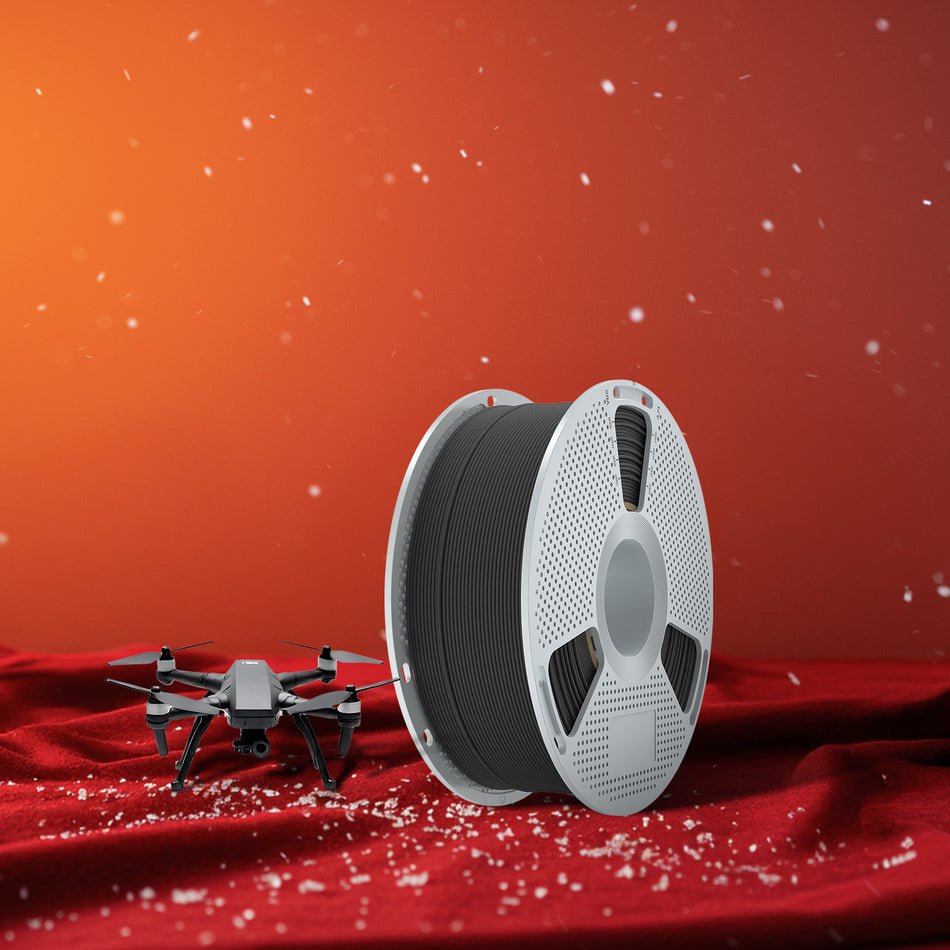 Filamento per stampante 3D in fibra di carbonio Nylon-12 (PA12-CF) 1 kg