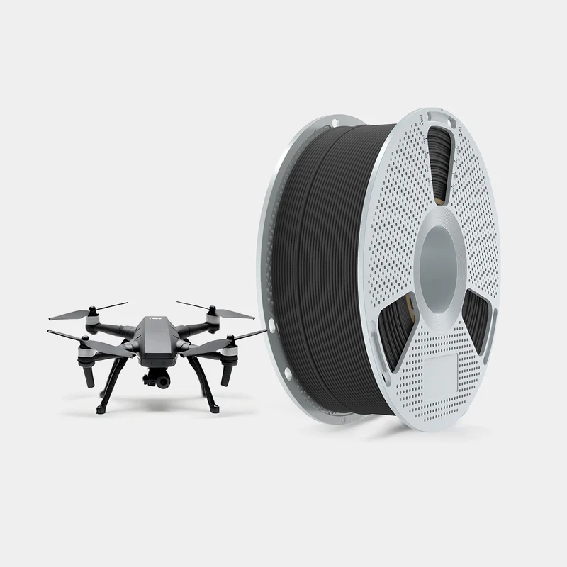 Compra di più, risparmia di più | Filamento per stampante 3D in fibra di carbonio Nylon-12 (PA12-CF) 1 kg