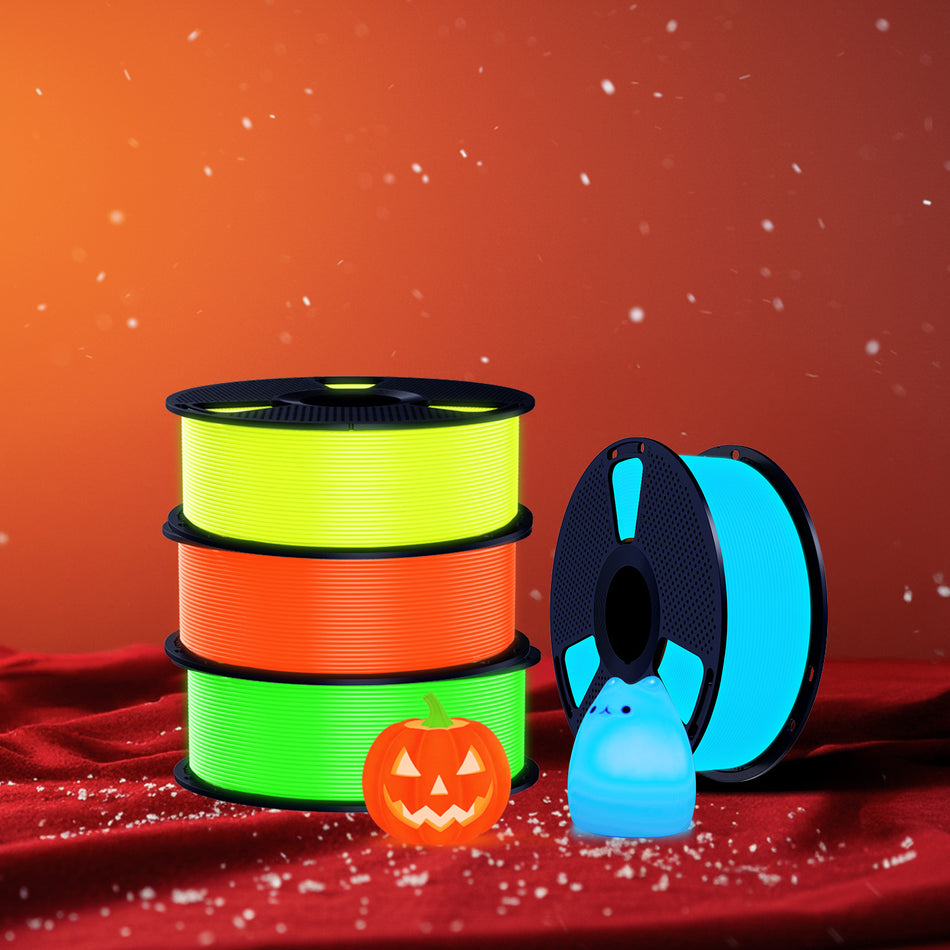 [MOQ: 3KG] Filamento PETG Fluorescente (Luminoso al Buio) per Stampante 3D - 1KG