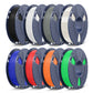 250g di Filamento, PLA, PLA+, PLA+2.0, PLA Meta Filament 250g*8 Rotoli, 0.25kg per Bobina, Confezione da 8, Totale 2kg, Mini Bobina per Stampanti 3D.