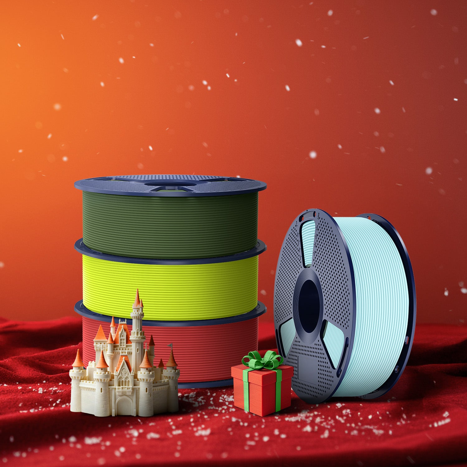 {Over 3KG Bundle Sales} 1.75mm SUNLU Matte PLA Filament 1kg/Roll