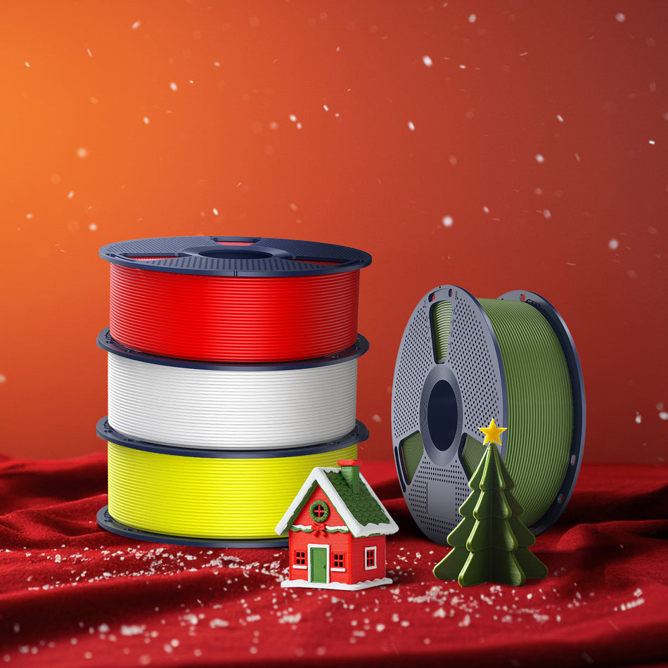 [MOQ: 3KG] Filamento standard per stampa 3D, PLA,PLA+,PLA+2.0,PLA Meta,HSPLA,PLA Matte e Rainbow