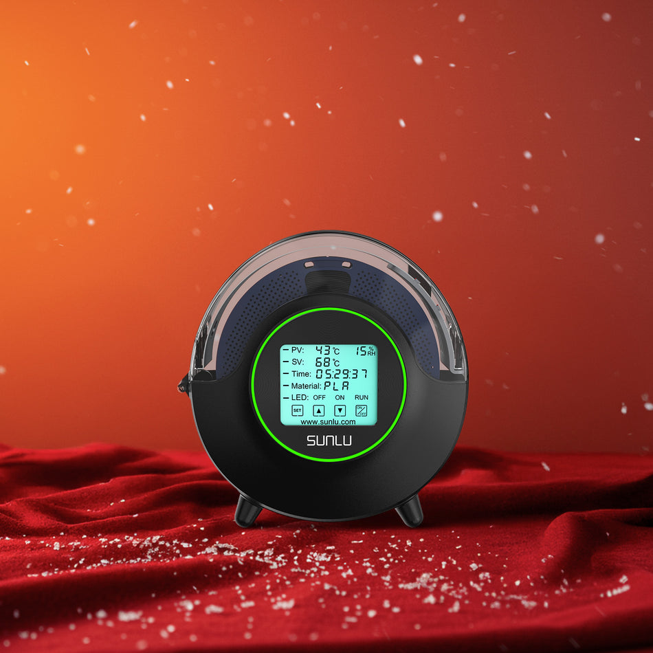 SUNLU S2 Asciugatore per filamenti, riscaldamento a 360° durante la stampa 3D