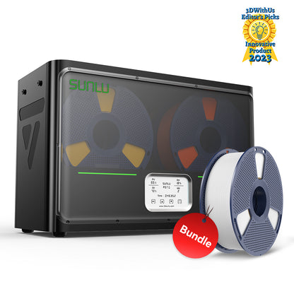 SUNLU FilaDryer S4, Bilanciamento di Temperatura e Alta Efficienza