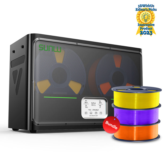 SUNLU FilaDryer S4, Bilanciamento di Temperatura e Alta Efficienza