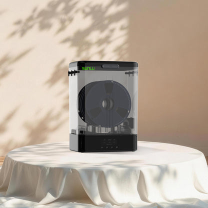 [SUNLU FilaDryer SP2, essiccatore di filamenti 2 in 1 con scatola di immagazzinamento, asciugatura fino a 70℃ (158°F) e immagazzinamento senza soluzione di continuità, compatibile con bobine di dimensioni 1kg×2 o 2kg×1 o 3kg×1