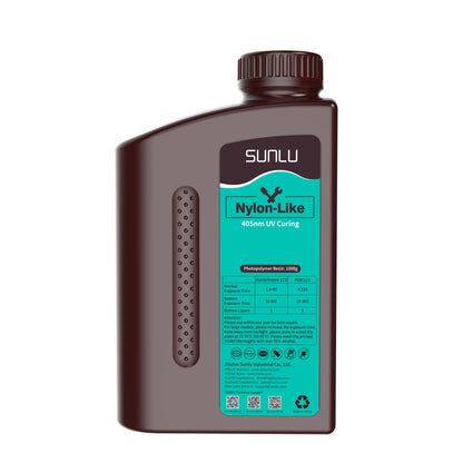SUNLU Resina simile al nylon 1000G, PA-Like(Nylon-Like) UV Resin