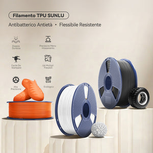 [MOQ: 3KG] Filamento per stampante 3D TPU90A 1KG