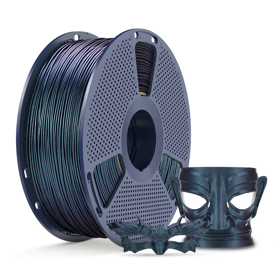 SUNLU Filamento PLA Galassia Esterica 1KG, Filamento PLA Iridescente, Polvere Perlata Ultrafina Scintillante