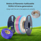 [MOQ: 3KG] Filamento per stampante 3D SILK Rainbow aggiornato (lunghezza di cambio colore 8 metri) 1 kg