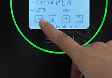 Clicca su "Set" per cambiare menu