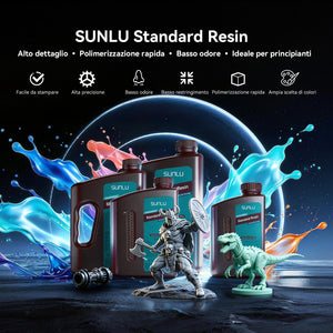 [MOQ: 6KG] Offerta Prime Resina Europa, combina a piacere le serie Standard Resin e ABS Like Resin e 14K Resin.