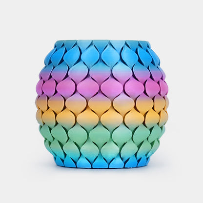[MOQ: 3KG] Filamento per stampante 3D SILK Rainbow aggiornato (lunghezza di cambio colore 8 metri) 1 kg