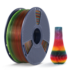 [MOQ: 3KG] Filamento PLA trasparente Rainbow per stampanti 3D, 1 kg
