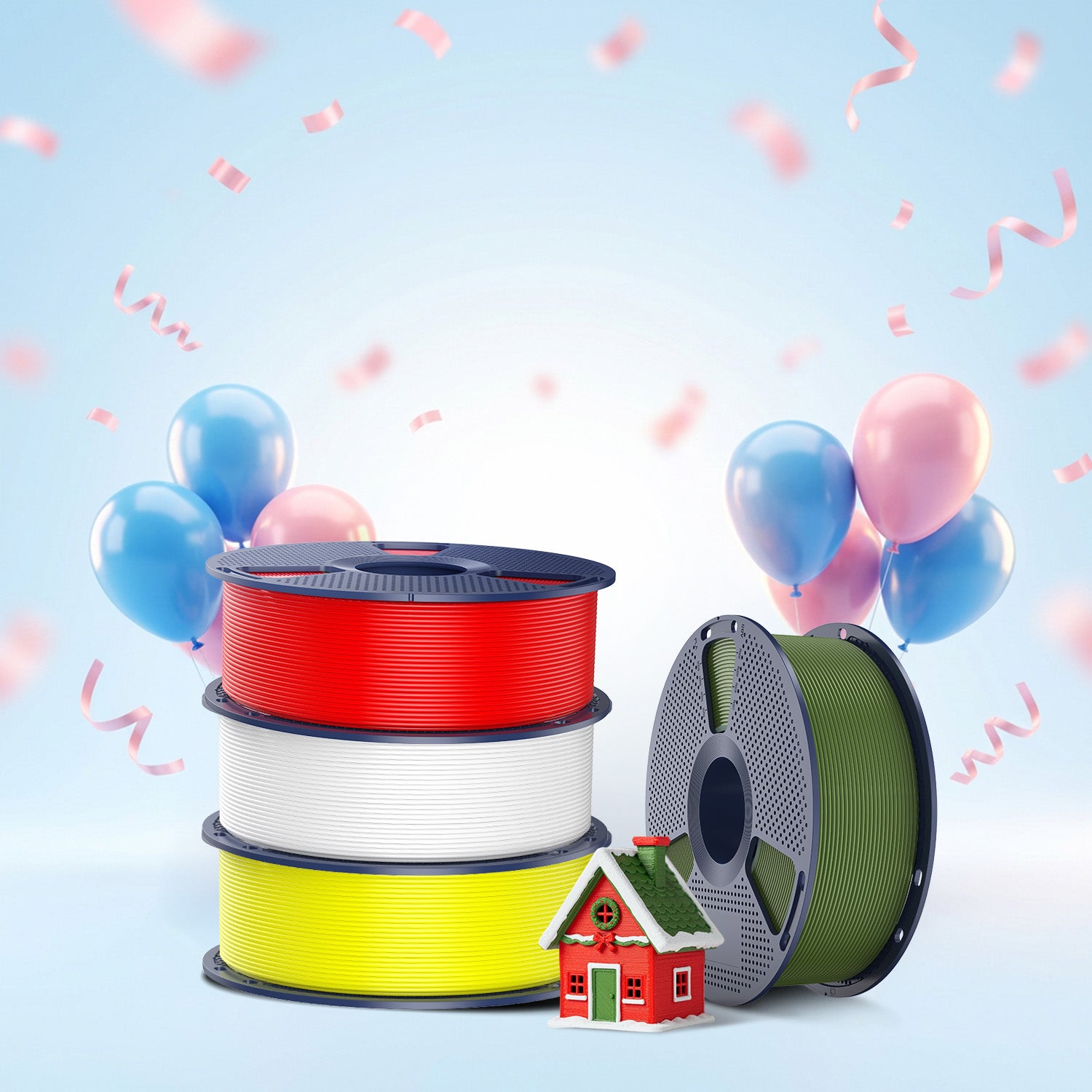 [MOQ: 3KG] PLA Filamento per stampante 3D 1 kg