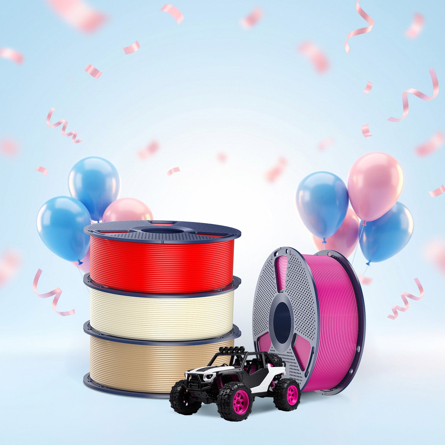 [MOQ: 3KG] Filamento PLA+ (PLA Plus) per Stampanti 3D, 1KG