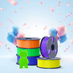 [MOQ: 3KG] SUNLU Nuova Collezione Colori PLA, Serie Neon e Trasparente 1,75 mm 1 KG