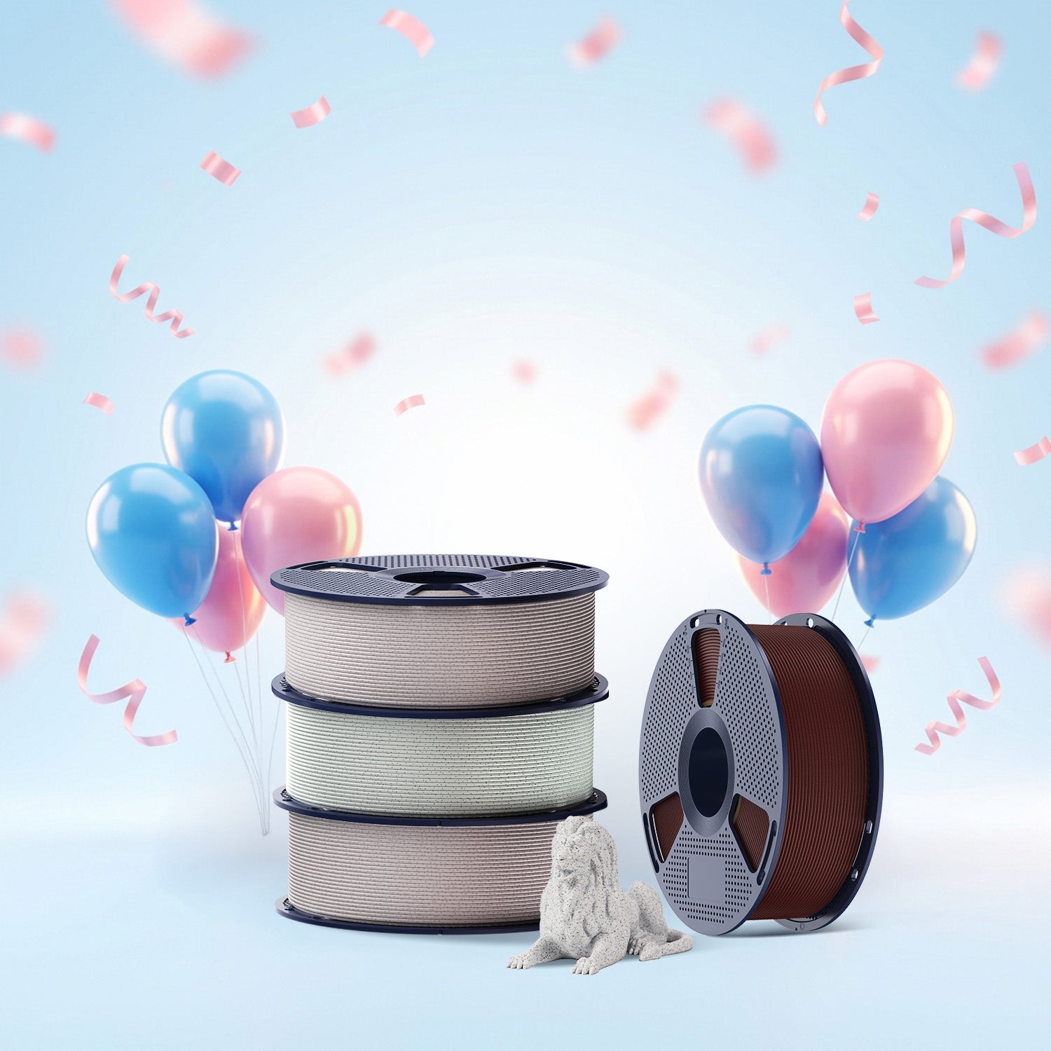 [MOQ: 3KG] Filamento per stampante 3D PLA Marble ad alta velocità 1 kg