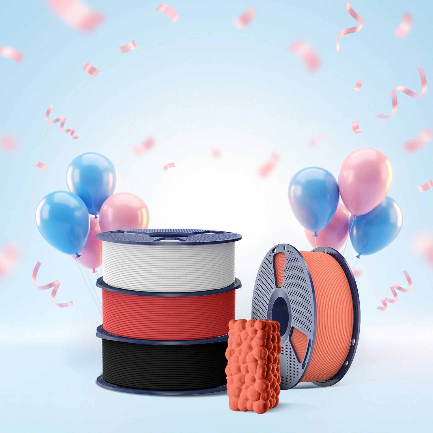 [MOQ: 3KG] Filamento per stampante 3D PETG opaco ad alta velocità 1KG