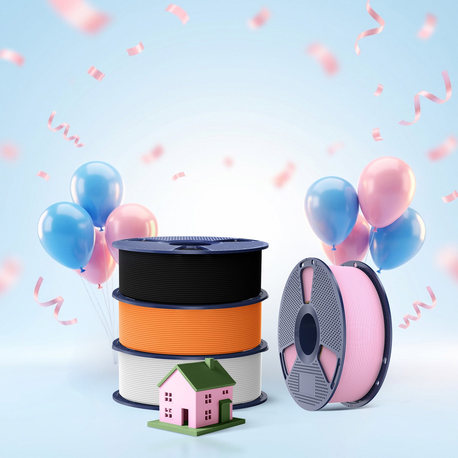 [MOQ: 3KG] High Speed Matte PLA, Filamento per stampante 3D PLA opaco ad alta velocità 1 kg