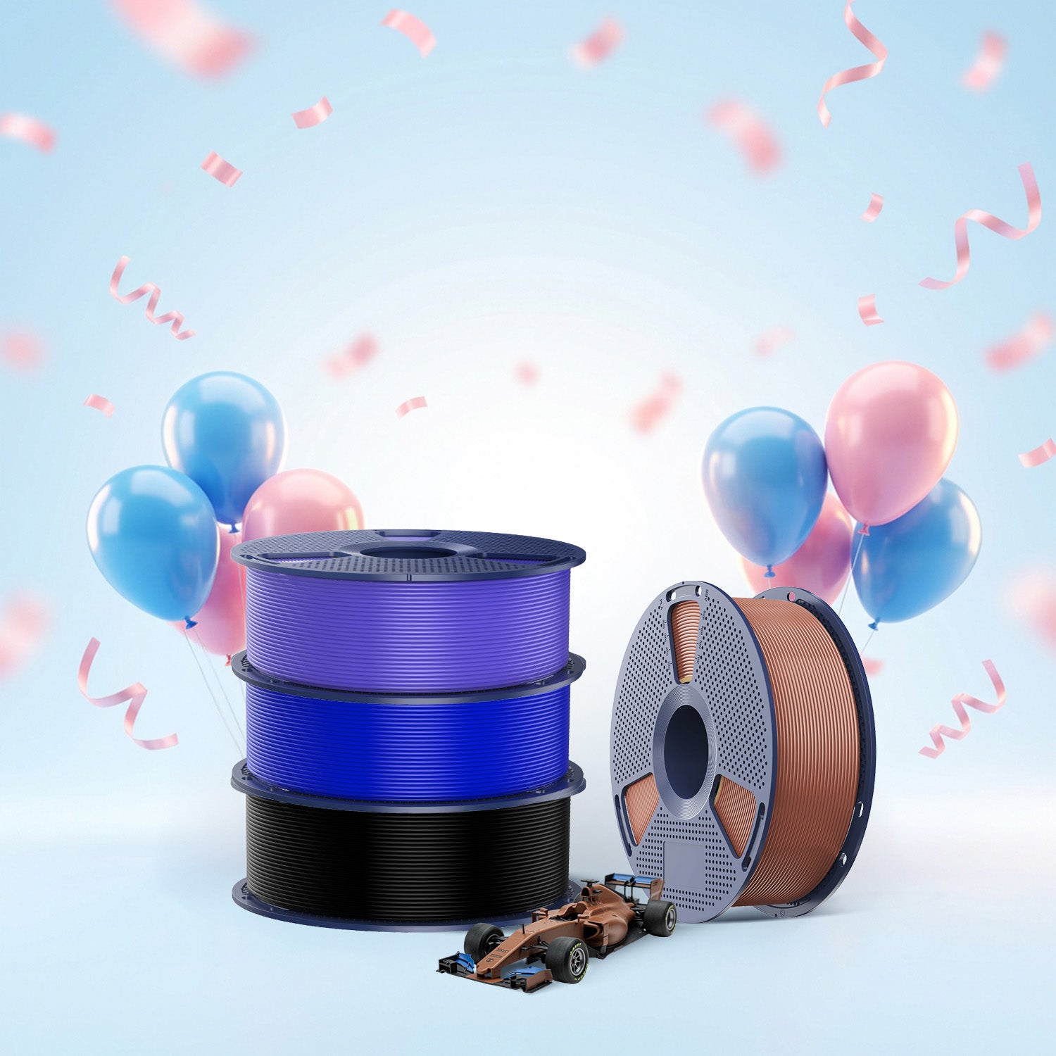 [MOQ: 3KG] Filamento per stampante 3D PLA+ ad alta velocità (PLA Plus), HS_PLA+ 1 kg