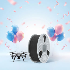 Filamento per stampante 3D in fibra di carbonio Nylon-12 (PA12-CF) 1 kg