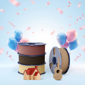 [MOQ: 3KG] Filamento PLA Legno Ottimizzato per Stampante 3D - 1KG