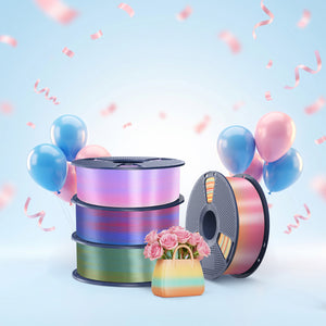 [MOQ: 3KG] Filamento Arcobaleno PLA, SILK, PETG per Stampante 3D 1KG
