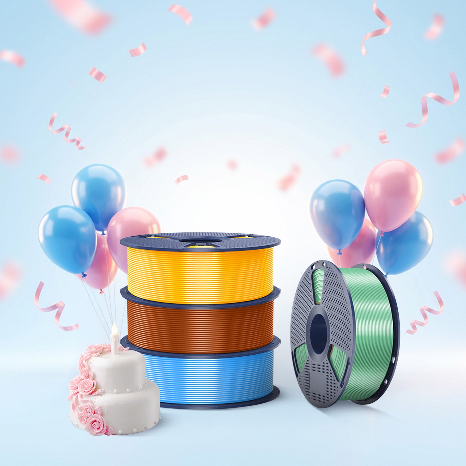 [MOQ: 3KG] Filamento per Stampante 3D SILK – 1KG