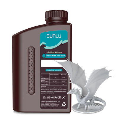 [MOQ: 3 bottiglie] Resina ABS lavabile con acqua 1000 g