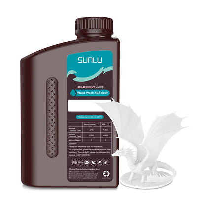 [MOQ: 3 bottiglie] Resina ABS lavabile con acqua 1000 g