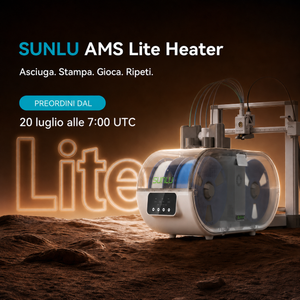 SUNLU AMS Lite Heater — Migliora il tuo Bambu Lab AMS Lite