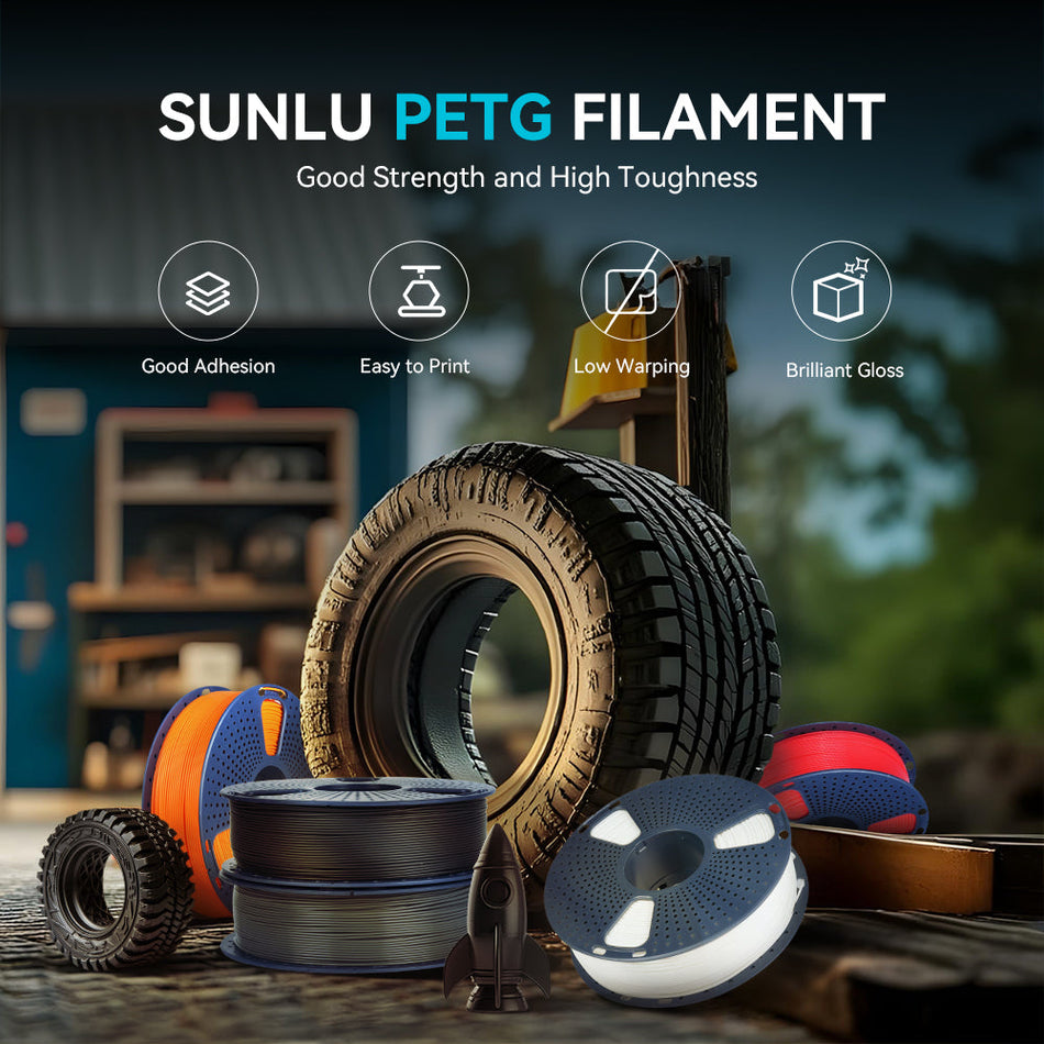 Filamento PETG 3KG Grande bobina di filamento per stampante 3D 3KG