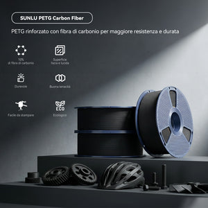 PETG-CF (fibra di carbonio PETG) filamento della stampante 3D 1KG